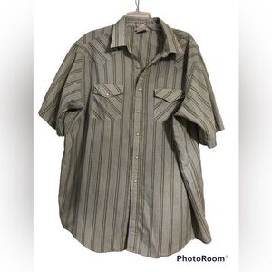 Men’s western pearl snap shirt size 3x
